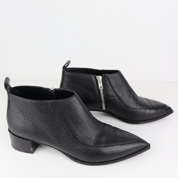 Everlane The Boss Bootie Italian Leather Black 8.5 - Picture 3 of 5